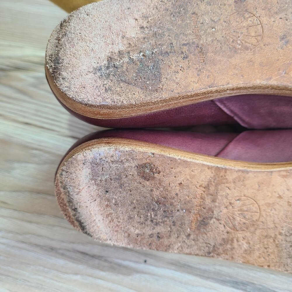 Coclico HENRI FLATS Mauve Leather Slip on Shoes Women’s Size 37/ 6.5 - Picture 10 of 10